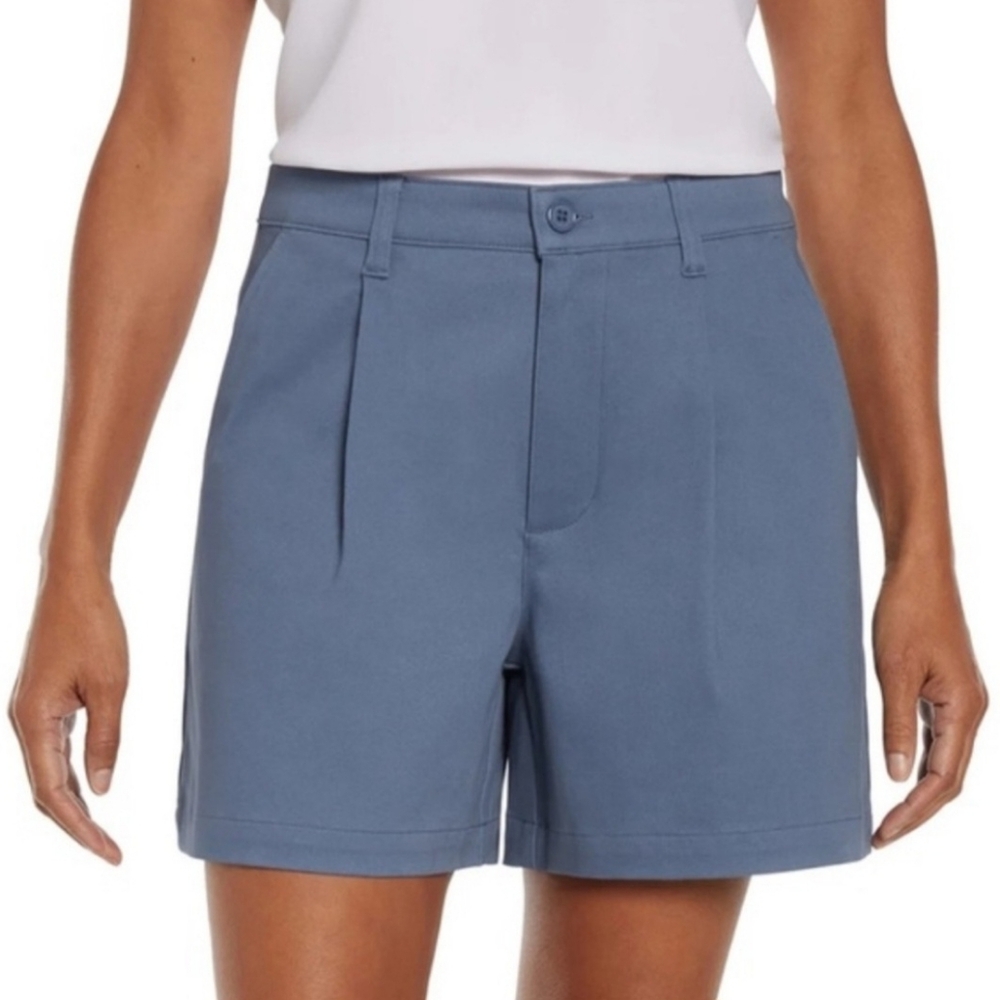 NEW! Banana Republic Women's Blue Pleat Front Shorts